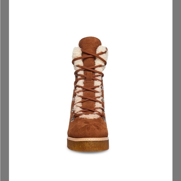 Steve Madden camel suede and faux fur boots - Picture 2 of 7